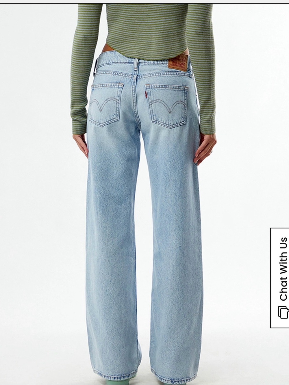 Levi's Light Blue Straight Leg Women's Jeans